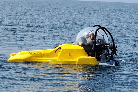 small underwater submarine.